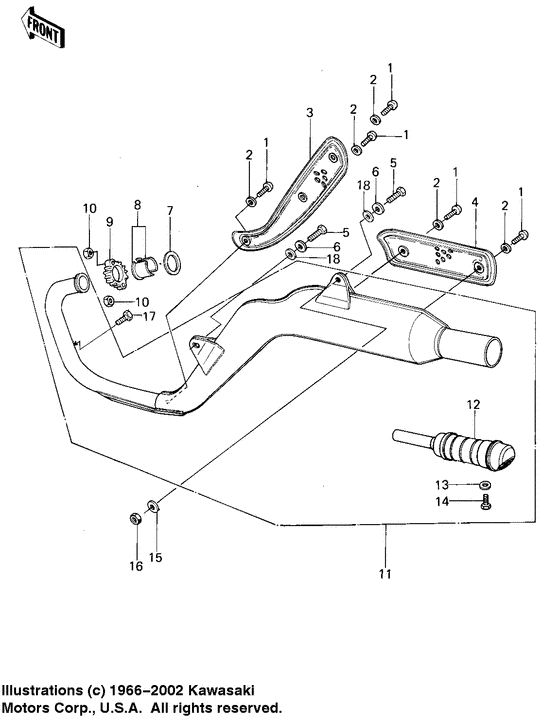 Muffler comp