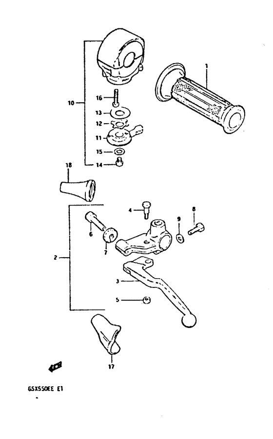 Left handle switch