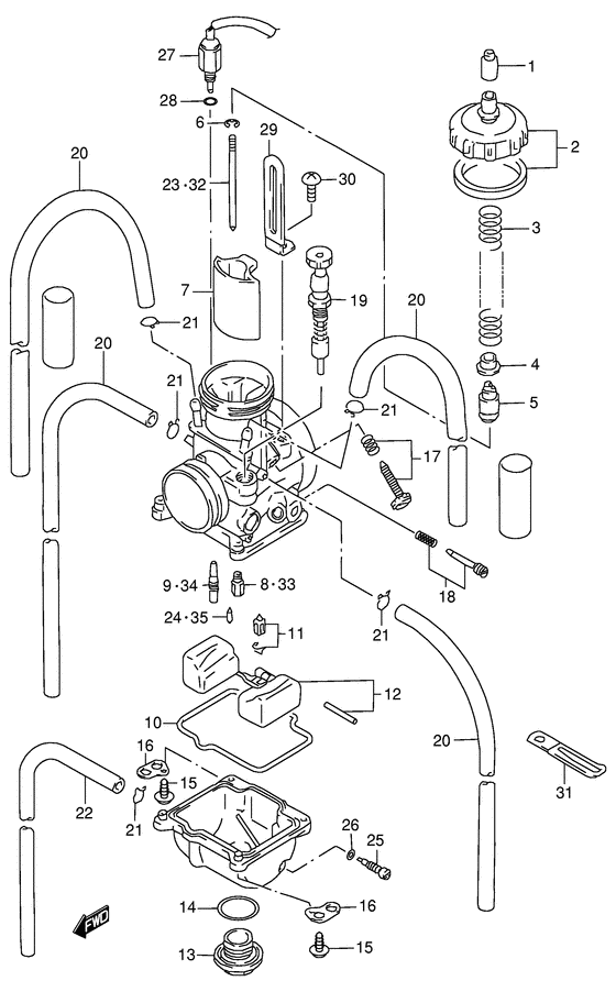 Carburetor assy