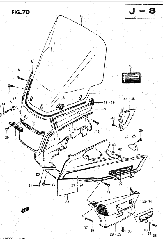 Outer cowling