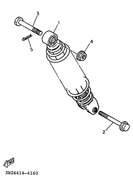 YA50TA Задняя подвеска