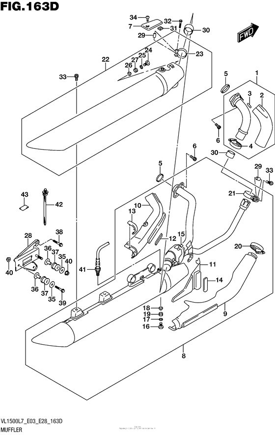 Muffler (Vl1500Btl7 E28)
