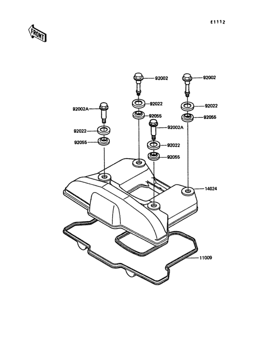 KL650 Крышка головки цилиндров