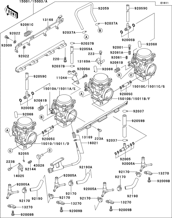 ZG1000 Carburetor(1 / 3)