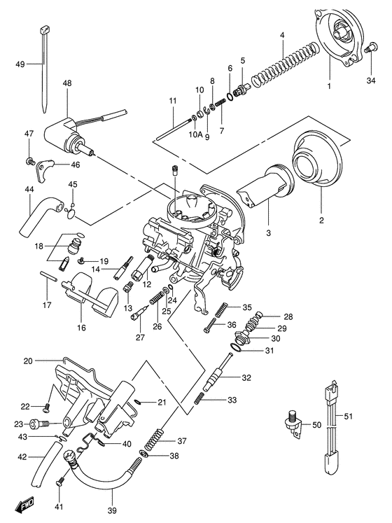 Carburetor assy