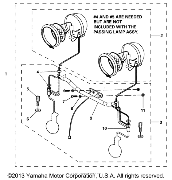 XV17ATSZR Passing lamp kit