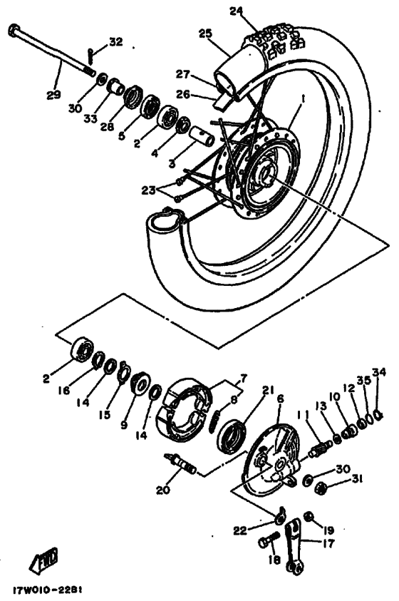 Transom + tube