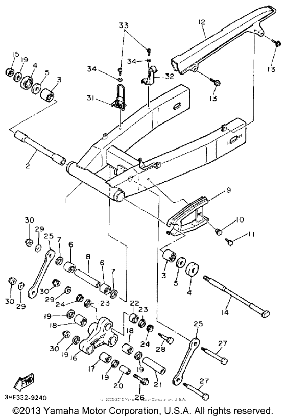 FZR600RAC Бугель