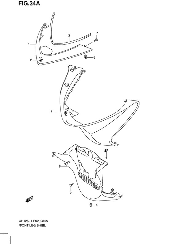 Front leg shield