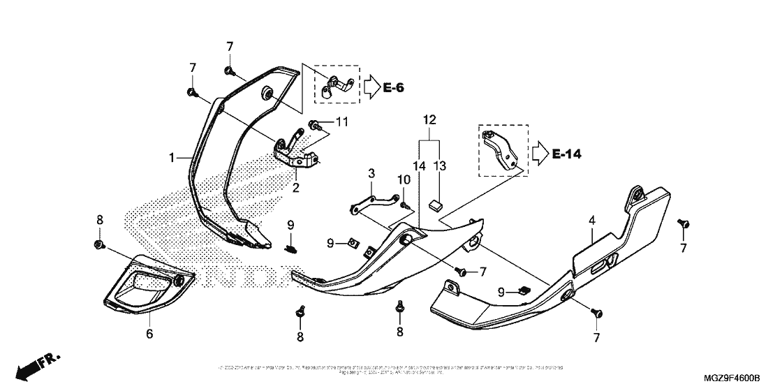 CB500X (ABS) Under Cowl