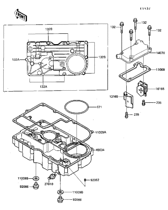 Breather body/oil pan