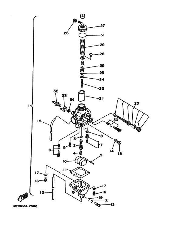 Carburetor assy