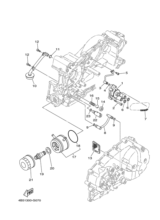 XP500 Масляный насос