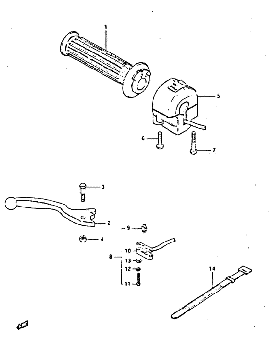 Right handle switch