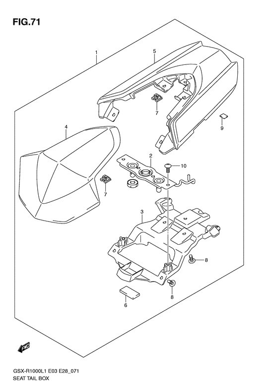 Seat tail box