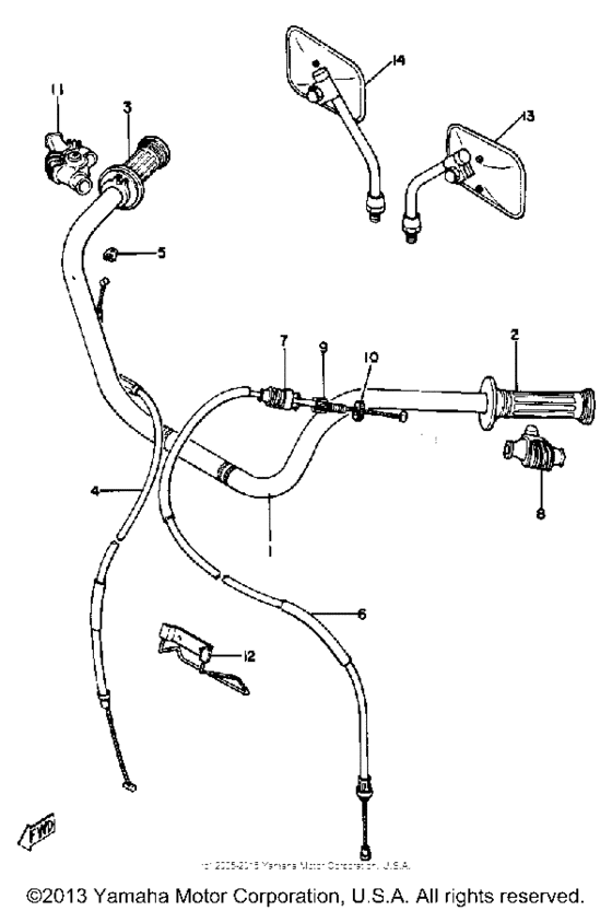 Handlebar-cable