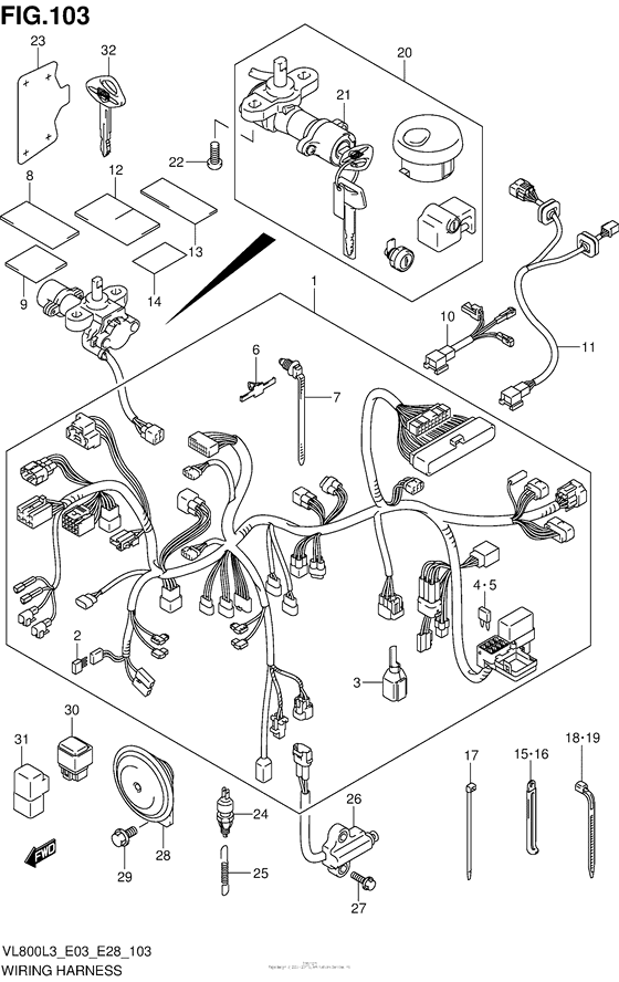 Wiring Harness (Vl800Tl3 E03)
