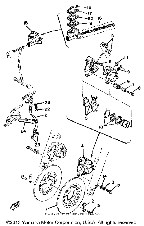 Double disc brakes