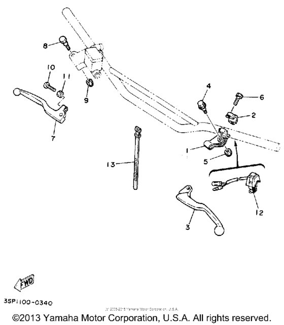  Handle switch-lever
