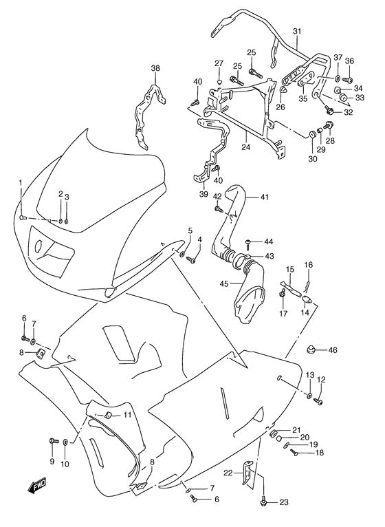 Instalation parts