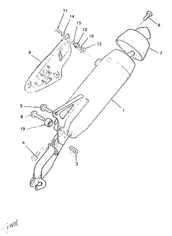 CW50RS Выхлопная система