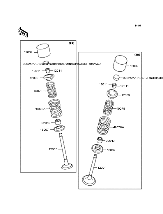 Rocker arms/valves