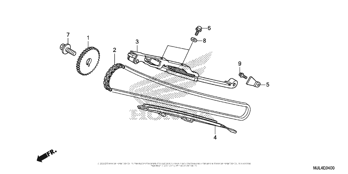 NC700X Cam Chain + Tensioner