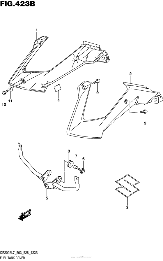 Fuel Tank Cover (Gy8)