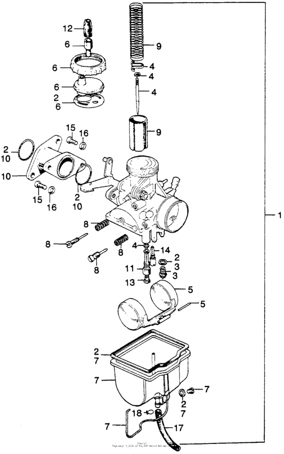 Left carburetor