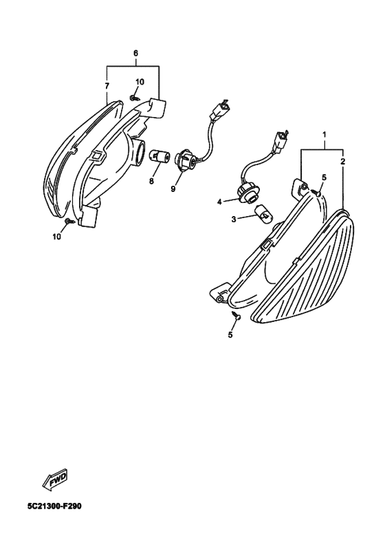 YN50 Проблесковый световой сигнал