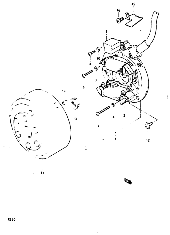 RB50 Зажигание