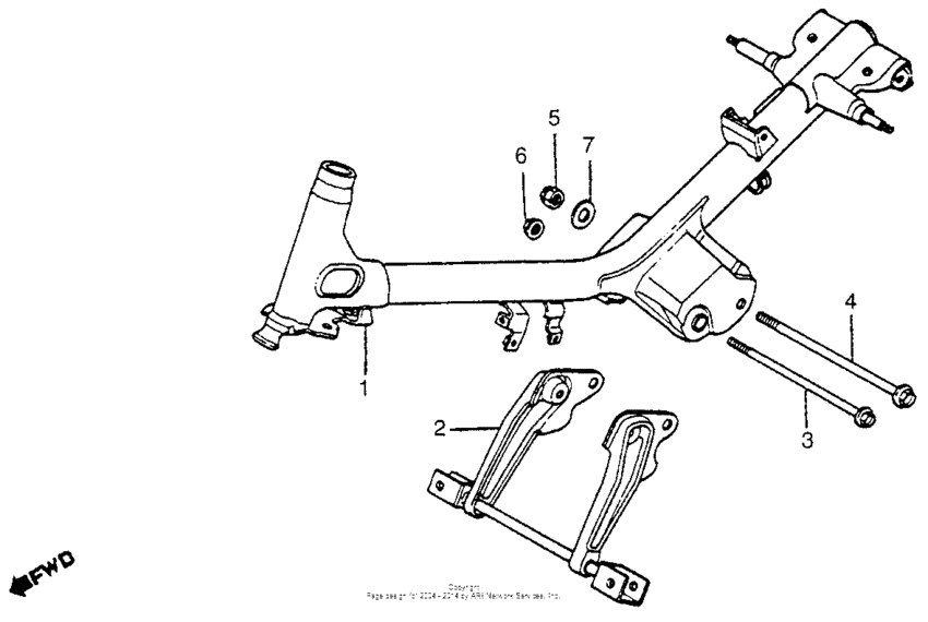 Frame + step bar