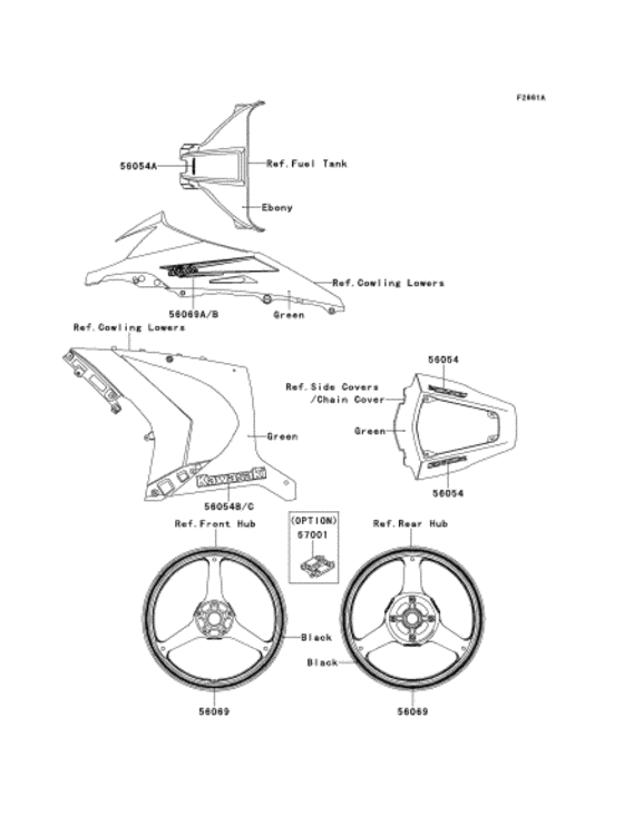 ZX1000 Наклейки