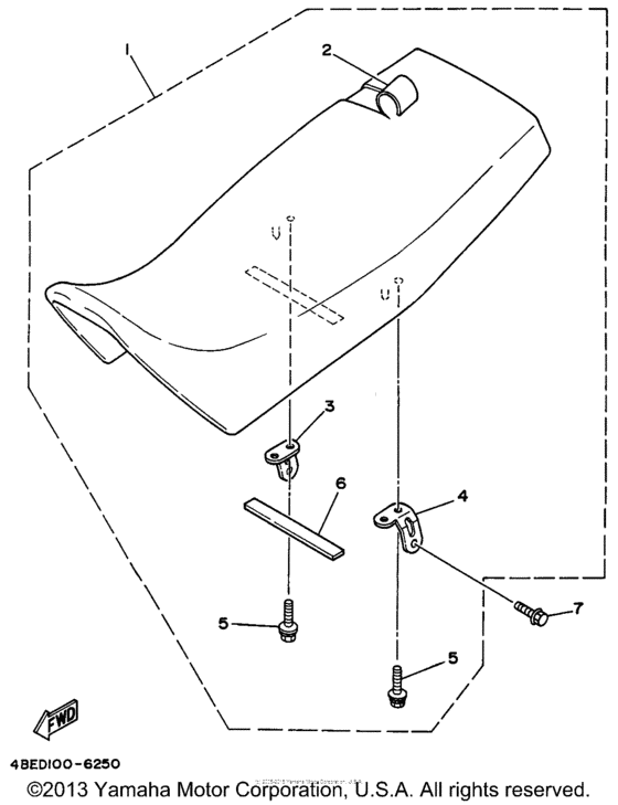 XT225H Сиденье