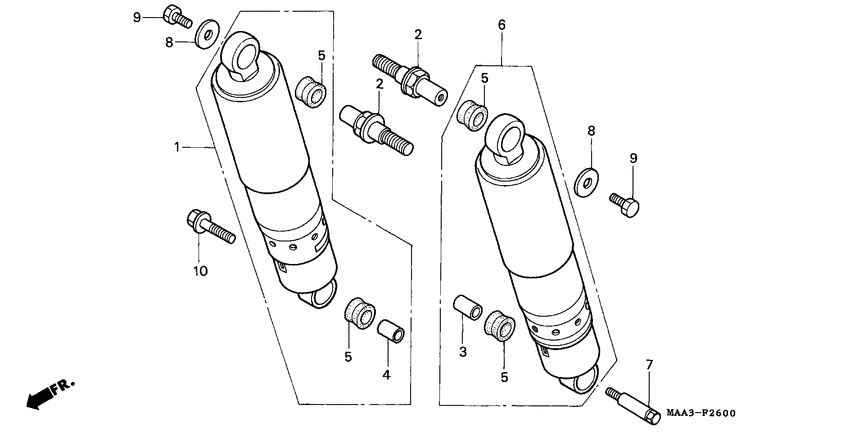 Rear cushion
