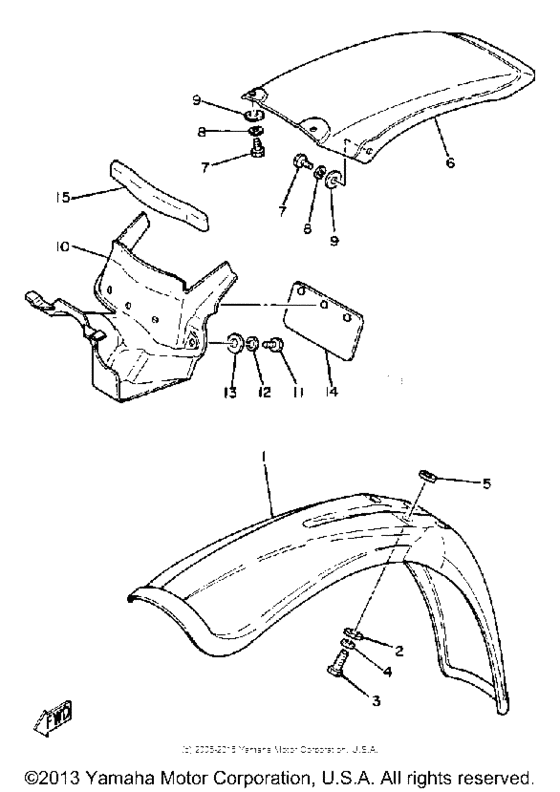 Front fender - rear fender