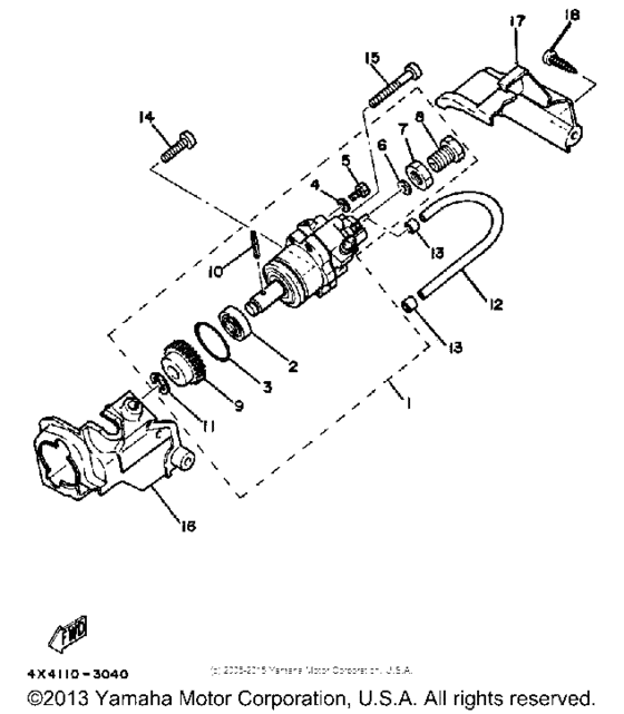 PW50H Масляный насос