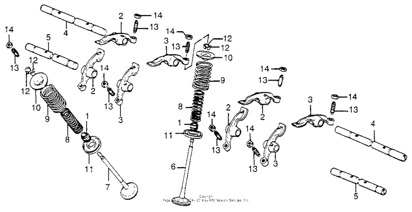Valve rocker arm + vavle