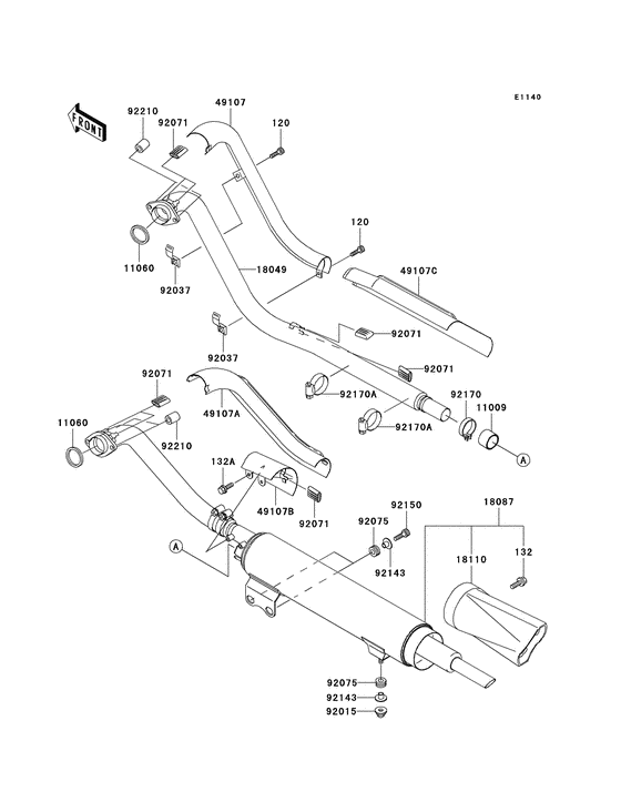 Muffler comp