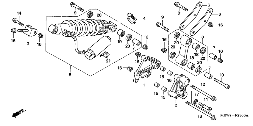 Rear cushion