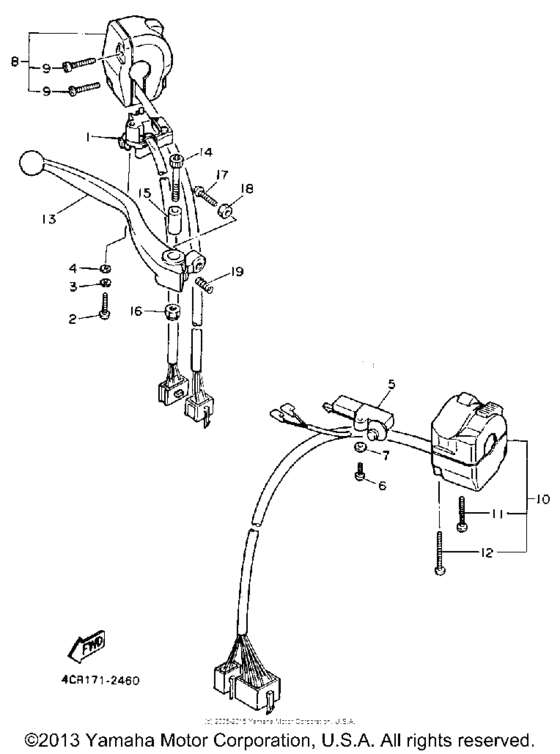 Handle switch-lever