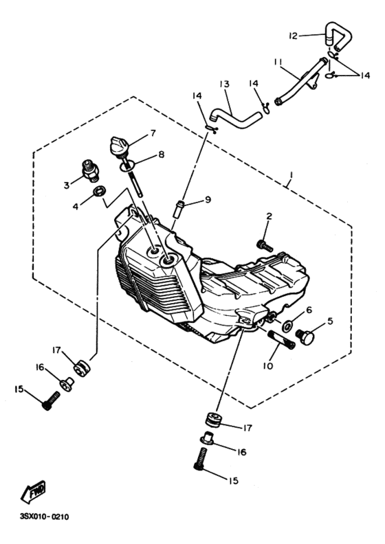 Oil tank assy