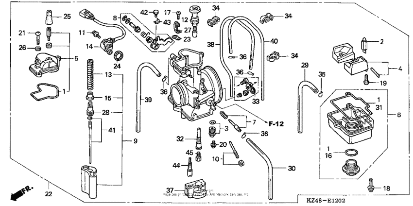 CR125R Carburetor ('04-'07)