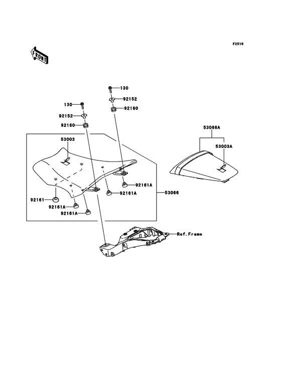 ZX1000 Сиденье