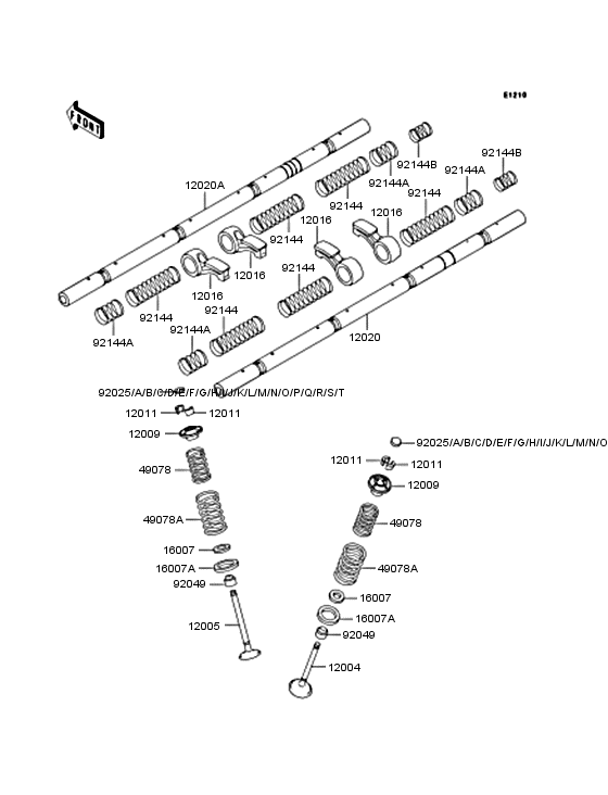 Rocker arms/valves