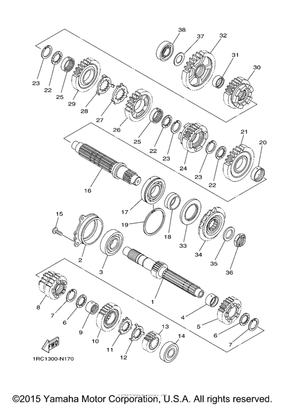 FJ09 Трансмиссия