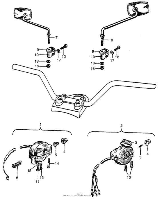 Dimmer switch + starter switch 1