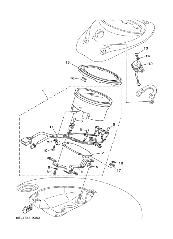 XVS1100 Приборы