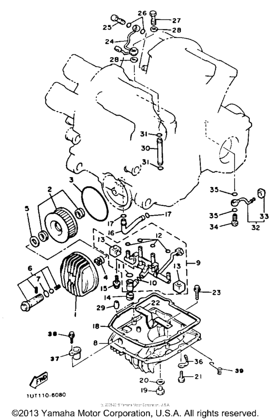 XVZ13TC Маслянный фильтр