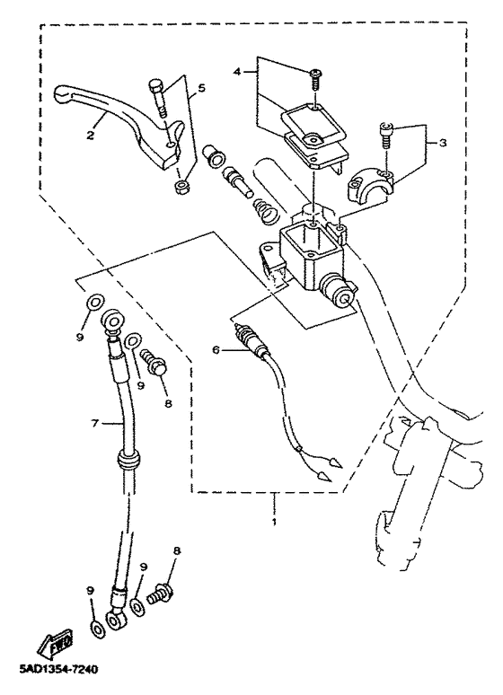 YN50R Главный тормозной цилиндр
